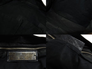 BALENCIAGA バレンシアガ ザシティ 2WAYバッグ ハンドバッグ ショルダーバッグ 115748 レザー ブラック ゴールド金具 美品 中古 4b007877