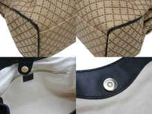 Load image into Gallery viewer, 極美品 GUCCI グッチ ハンドバッグ トートバッグ ディアマンテ スーキー ベージュ キャンバス 211944 シルバー金具 中古 4b007883