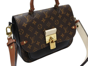 極美品 LOUIS VUITTON ルイヴィトン ヴォジラール PM 2WAYバッグ M44354 モノグラム PVC レザー ゴールド金具 中古 4b007895