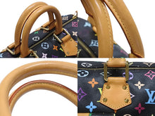 画像をギャラリービューアに読み込む, 極美品 LOUIS VUITTON ルイヴィトン スピーディ30 ハンドバッグ M92642 モノグラム マルチカラー ブラック ゴールド金具 村上隆 中古 4b007898