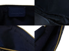 Load image into Gallery viewer, 極美品 Christian Dior クリスチャンディオール サドルポーチ アクセサリーポーチ MC 0071 ネイビー トロッター柄 ガリアーノ期 中古 4b007899