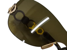 Load image into Gallery viewer, ESCADA エスカーダ リムレス シールドサングラス E1200 GEU/B3 サイズ67 120 ブラウン 美品 中古 4b007905