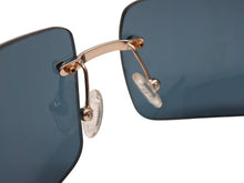 Load image into Gallery viewer, CELINE セリーヌ サングラス アイウェア SC 1048S トリオンフ ラインストーン グリーン ゴールド 1048S 美品 中古 4b007906