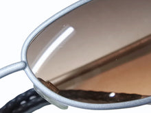 Load image into Gallery viewer, CHANEL シャネル サングラス アイウェア ココマーク フェイクパール メタル プラスチック シルバー ブラウン 美品 中古 4b007908