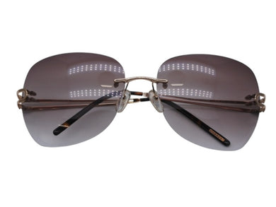 Givenchy ジバンシー サングラス アイウェア VGV064 サイズ54□16 135 ブラウングラデーション ゴールド 美品 中古 4b007910