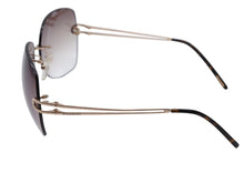 Load image into Gallery viewer, Givenchy ジバンシー サングラス アイウェア VGV064 サイズ54□16 135 ブラウングラデーション ゴールド 美品 中古 4b007910