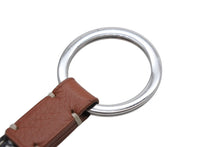 画像をギャラリービューアに読み込む, 極美品 GOYARD ゴヤールストラップ ヘリンボーン柄 フランス製 PVC レザー ブラック ブラウン シルバー金具 中古 4b007931