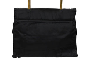PRADA プラダ ハンドバッグ ワンハンドル トライアングル ロゴ ナイロン ゴールド金具 黒 ブラック 美品 中古 4b007952