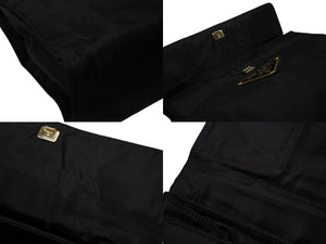 PRADA プラダ ハンドバッグ ワンハンドル トライアングル ロゴ ナイロン ゴールド金具 黒 ブラック 美品 中古 4b007952
