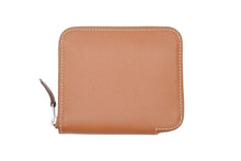 Load image into Gallery viewer, HERMES エルメス コインケース アザップコンパクトシルクイン ヴォーエプソン AU刻印 ゴールド シルバー金具 美品 中古 4b007963