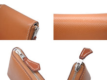 Load image into Gallery viewer, HERMES エルメス コインケース アザップコンパクトシルクイン ヴォーエプソン AU刻印 ゴールド シルバー金具 美品 中古 4b007963