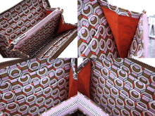 Load image into Gallery viewer, HERMES エルメス コインケース アザップコンパクトシルクイン ヴォーエプソン AU刻印 ゴールド シルバー金具 美品 中古 4b007963