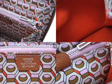 Load image into Gallery viewer, HERMES エルメス コインケース アザップコンパクトシルクイン ヴォーエプソン AU刻印 ゴールド シルバー金具 美品 中古 4b007963