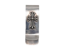 Load image into Gallery viewer, Excellent condition CHROME HEARTS MNY CLIP large money clip with CH cross motif, 925 silver, 83.5g, pre-owned, item number 4b007964 