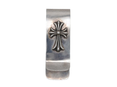 Excellent condition CHROME HEARTS MNY CLIP large money clip with CH cross motif, 925 silver, 83.5g, pre-owned, item number 4b007964 