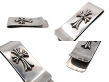 Load image into Gallery viewer, Excellent condition CHROME HEARTS MNY CLIP large money clip with CH cross motif, 925 silver, 83.5g, pre-owned, item number 4b007964 
