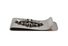 Load image into Gallery viewer, 極美品 CHROME HEARTS クロムハーツ スモール ラージフローラルクロス マネークリップ 重量93.8g シルバー925 中古 4b007965