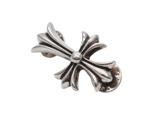 極美品 CHROME HEARTS クロムハーツ タイニークロス ピンバッチ 2003年 シルバー925 12.4g 中古 4b007968