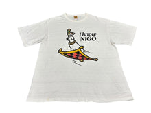 Load image into Gallery viewer, HUMAN MADE ヒューマンメイド I Know Nigo T-Shirt プリント 半袖Tシャツ ホワイト サイズ2XL 美品 中古 4b007975