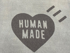HUMAN MADE ヒューマンメイド Plant Dyed T-Shirt #2 半袖Tシャツ HEART ハート チャコール サイズ2XL 良品 中古 4b007976