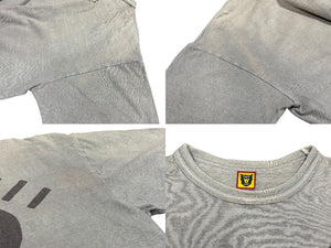 HUMAN MADE ヒューマンメイド Plant Dyed T-Shirt #2 半袖Tシャツ HEART ハート チャコール サイズ2XL 良品 中古 4b007976