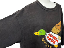 Load image into Gallery viewer, HUMAN MADE x KAWS ヒューマンメイド カウズ 21SS オンラインストア限定 ダック プリント T-SHIRT #2 ブラック サイズ2XL 美品 中古 4b007977