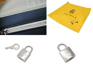 極美品 GOYARD ゴヤール ボストンバッグ バックボーイング45 ブラック ロゴ 中古 4b008003