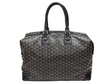 Load image into Gallery viewer, 極美品 GOYARD ゴヤール ボストンバッグ バックボーイング45 ブラック ロゴ 中古 4b008003