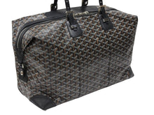 Load image into Gallery viewer, 極美品 GOYARD ゴヤール ボストンバッグ バックボーイング45 ブラック ロゴ 中古 4b008003