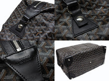 Load image into Gallery viewer, 極美品 GOYARD ゴヤール ボストンバッグ バックボーイング45 ブラック ロゴ 中古 4b008003