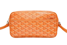 Load image into Gallery viewer, 極美品 GOYARD ゴヤール カップヴェールPM ショルダーバッグ オレンジ PVC レザー シルバー金具 中古 4b008005