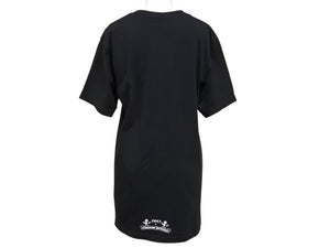 CHROME HEARTS クロムハーツ FOTI フォティ フロントロゴプリント 半袖Ｔシャツ ブラック コットン 美品 中古 4b008038
