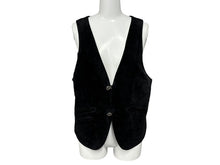 Load image into Gallery viewer, CHROME HEARTS CLASSIC 2B SUD VEST, Size M, Cross Ball Button, Black, Excellent Condition, Pre-owned, Item Number 4b008044 