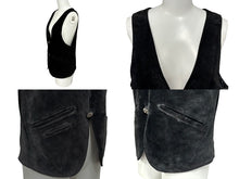 Load image into Gallery viewer, CHROME HEARTS CLASSIC 2B SUD VEST, Size M, Cross Ball Button, Black, Excellent Condition, Pre-owned, Item Number 4b008044 