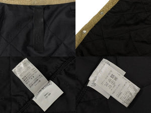 CHROME HEARTS クロムハーツ WORK DOG SHIRTS ワークドッグ シャツ ジャケット クロスボール ヘリンボーン ブラウン サイズS 美品 中古 4b008045