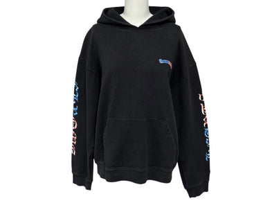 CHROME HEARTS x MATTY BOY PPO America Hoodie, Stars and Stripes, Pullover Hoodie, Size L, Excellent Condition, Pre-owned, Item Number 4b008046 