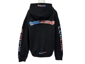 CHROME HEARTS x MATTY BOY PPO America Hoodie, Stars and Stripes, Pullover Hoodie, Size L, Excellent Condition, Pre-owned, Item Number 4b008046 