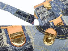 Load image into Gallery viewer, 極美品 LOUIS VUITTON ルイヴィトン パッチワーク ポスティ メッセンジャーバッグ M95374 モノグラムデニム ブルー 中古 4b008049