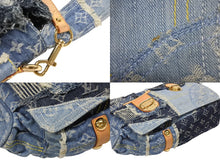 Load image into Gallery viewer, 極美品 LOUIS VUITTON ルイヴィトン パッチワーク ポスティ メッセンジャーバッグ M95374 モノグラムデニム ブルー 中古 4b008049