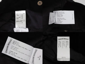極美品 CHROME HEARTS クロムハーツ CARPENTER カーペンター パンツ サイズ36 クロスボール セメタリー カモ柄 クロスパッチ 中古 4b008052