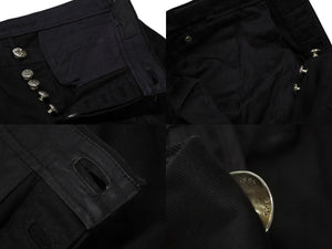極美品 CHROME HEARTS クロムハーツ CARPENTER カーペンター パンツ サイズ36 クロスボール セメタリー カモ柄 クロスパッチ 中古 4b008052