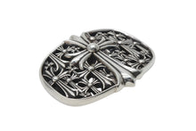 Load image into Gallery viewer, 極美品 CHROME HEARTS クロムハーツ BUCKL CEMETERY 1.5 セメタリークロスバックル 重量約283.8g 2003/.925刻印 シルバー925 中古 4b008060