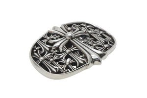 極美品 CHROME HEARTS クロムハーツ BUCKL CEMETERY 1.5 セメタリークロスバックル 重量約283.8g 2003/.925刻印 シルバー925 中古 4b008060