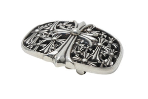 極美品 CHROME HEARTS クロムハーツ BUCKL CEMETERY 1.5 セメタリークロスバックル 重量約283.8g 2003/.925刻印 シルバー925 中古 4b008060