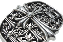 Load image into Gallery viewer, 極美品 CHROME HEARTS クロムハーツ BUCKL CEMETERY 1.5 セメタリークロスバックル 重量約283.8g 2003/.925刻印 シルバー925 中古 4b008060