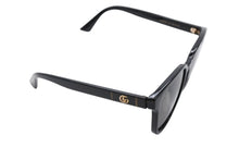 Load image into Gallery viewer, GUCCI グッチ サングラス アイウェア GG GG 0637SK サイズ56□18 150 スクエア ブラウン イタリア製 ロゴ金具 美品 中古 4b008063