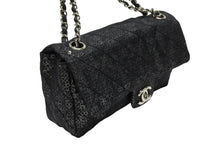 Load image into Gallery viewer, 極美品 CHANEL シャネル マトラッセ23 Sフラップ Wチェーンショルダーバッグ 12番台 ココマーク スパンコール シルバー金具 中古 4b008075