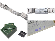 Load image into Gallery viewer, 極美品 ROLEX ロレックス CHROME HEARTS クロムハーツ フローラルクロス ファンシーリンク ウォッチバンド サブマリーナ 中古 4b008081
