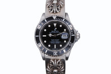 Load image into Gallery viewer, 極美品 ROLEX ロレックス CHROME HEARTS クロムハーツ フローラルクロス ファンシーリンク ウォッチバンド サブマリーナ 中古 4b008081