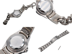 極美品 ROLEX ロレックス CHROME HEARTS クロムハーツ フローラルクロス ファンシーリンク ウォッチバンド サブマリーナ 中古 4b008081